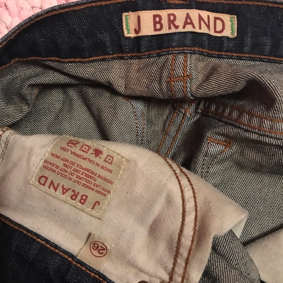 J Brand Domino Dark Wash Jeans Sz 26 - Picture 10 of 13